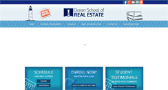 Desktop Screenshot of oceanschoolofrealestate.com